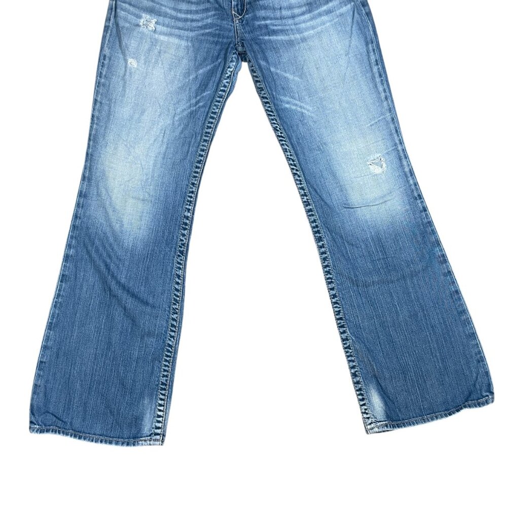 Big Star Maddie Women's Bootcut Jeans 30R Distressed Mid Rise Denim - Picture 3 of 8